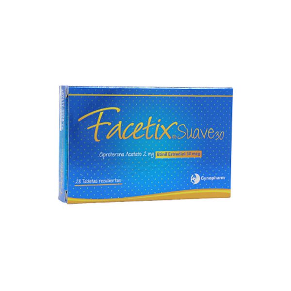 Facetix Suave 30 Mg 28 Tabletas (Pdb)(3%+)